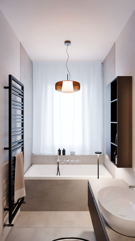 Bathroom minimal – bathtub